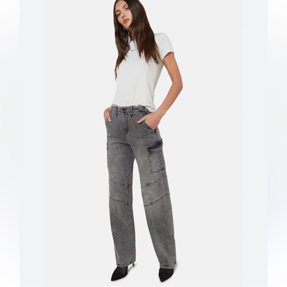 L'AGENCE Denim - L’Agence Brooklyn High Waist Wide Leg Utility Jeans